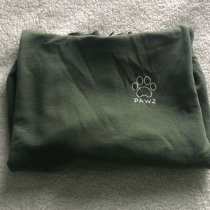 Pawz Green sweatshirt